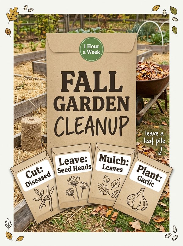Fall Garden Cleanup Checklist: What to Cut, Leave and Mulch