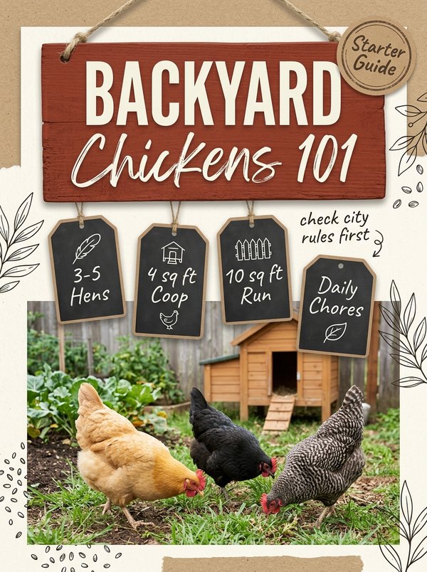 Backyard Chickens: A Starter Guide for Small Yards