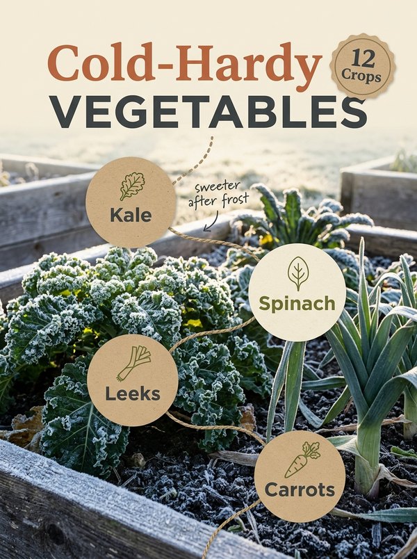 12 Cold-Hardy Vegetables to Grow Through Winter