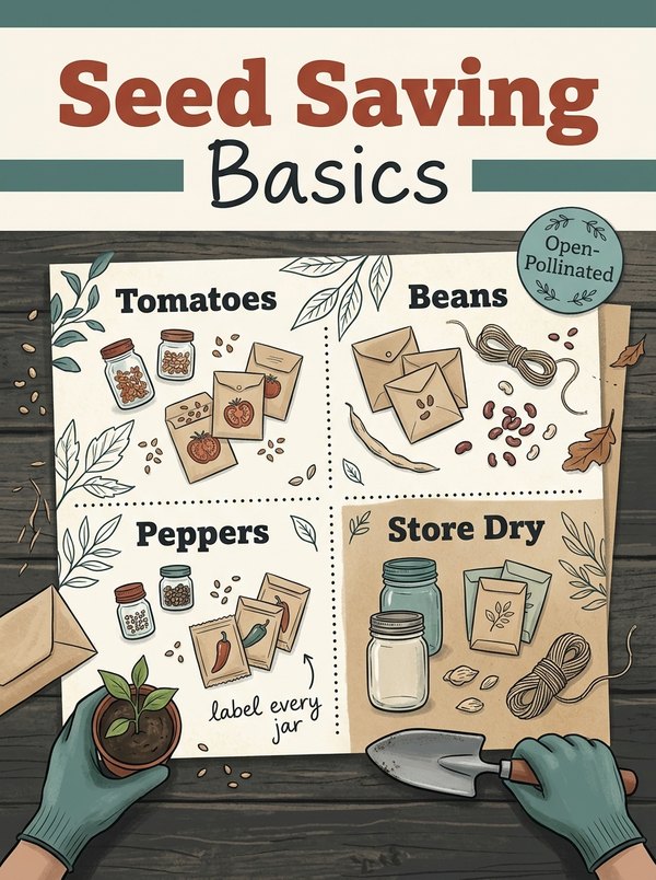 Seed Saving Basics: Tomatoes, Beans and Peppers